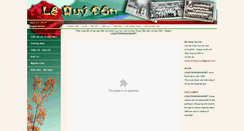 Desktop Screenshot of lequydonsaigon.net